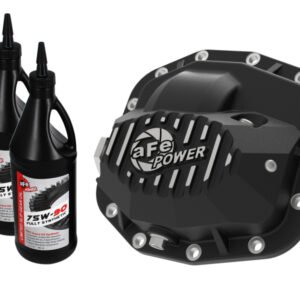 aFe 18-23 Jeep Wrangler JL Pro Series (Dana M186) Front Diff Cover w/ Oil - Black