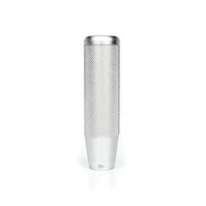 NRG Shift Knob Knurl Hidden Gem Short Silver