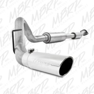 MBRP 11-13 Ford F150 SVT Raptor 6.2L EC-SB/CC-SB 3.5in Cat Back Single Exit Alum Exhaust System