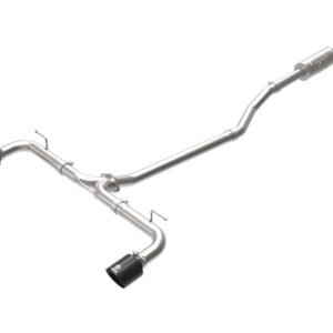 aFe Takeda 2-1/2in 304 SS Cat-Back Exhaust w/ Black Tips 14-18 Mazda 3 L4 2.0L/2.5L