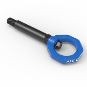 aFe Control Rear Tow Hook Blue BMW F-Chassis 2/3/4/M