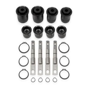 BMR 14-19 Chevrolet Corvette C7 Front Upper & Lower Control Arm Bearing Kit - Black Anodized