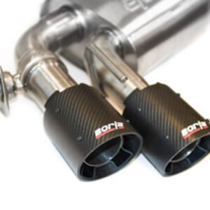 Borla 18-19 Ford Mustang GT 5.0L Coupe w/o Valves ATAK 3in Cat-Back Exhaust-Blk Carbon Fiber Tips