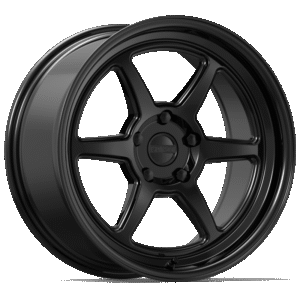 Kansei K14B Roku 18x9in / 5x108 BP / 12mm Offset / 63.4mm Bore - Gloss Black Wheel