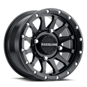 Raceline A95B Trophy 15x7in / 4x156 BP / 10mm Offset / 132.5mm Bore - Satin Black Wheel