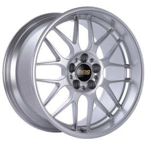 BBS RG-R 18x8.5 5x120 ET13 Diamond Silver Wheel -82mm PFS/Clip Required