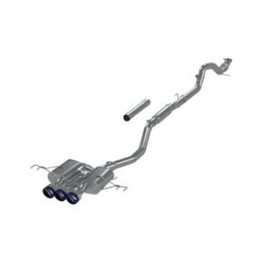 MBRP 23-24 Honda Civic Type R 2.0L T304 SS 3in Cat-Back Exhaust Triple Center Outlet w/ Burnt Tips