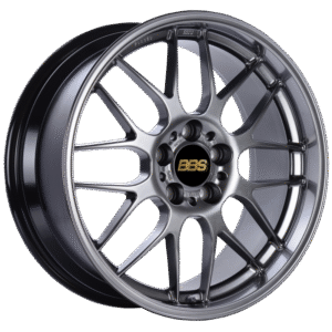 BBS RG-R 18x8.5 5x120 ET22 Diamond Black Wheel -82mm PFS/Clip Required