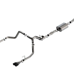 Borla 2024 Chevy Silverado 1500 6.2L V8 ATAK Catback Exhaust w/ Simulator - Black Chrome