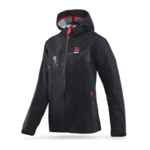 Akrapovic Womens Corpo Rain Jacket Black - 2XL