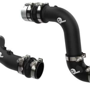 aFe 23-24 Ford F250/F350 Super Duty V8-6.7L BladeRunner 3 In. Aluminum Hot and Cold Charge Pipe- BLK