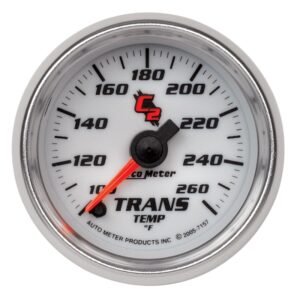 Autometer C2 52mm 100 - 260 Deg. F Electronic Trans Temp Gauge