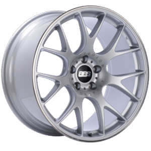 BBS CH-R 20x10.5 5x112 ET25 Brilliant Silver Polished Rim Protector Wheel -82mm PFS/Clip Required