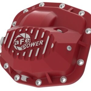 aFe Pro Series Front Differential Cover Red 2018+ Jeep Wrangler (JL) V6 3.6L (Dana M186)
