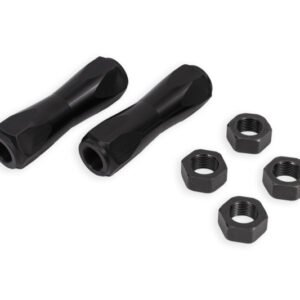 BMR 70-81 Chevrolet Camaro / Pontiac Firebird Tie Rod Sleeves 11/16in Thread - Black Anodized