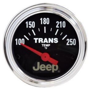 Autometer Jeep 52.4mm Shortl Sweep Electronic 100-250 Def F Transmission Temperature Gauge