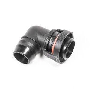 Radium Engineering 19mm Male to 90deg 3/4in Barb V2 Quick Connect Fitting