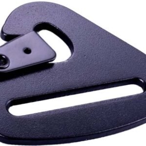 RaceQuip Snap Hook End Seat Belt Mounting Hardware / Fits 2 In. Belts / Forged Steel - Black