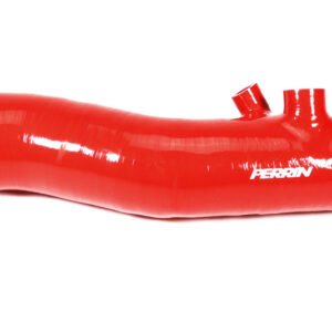 PERRIN 22-24 Subaru WRX / 20-25 LGT & OBXT Turbo Inlet Hose w/Turbo Adapter Flange (Long) - Red