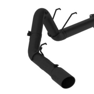 MBRP 17-19 Ford F-250/350/450 6.7L 4in Filter Back Single Tip Black Coated Exhaust