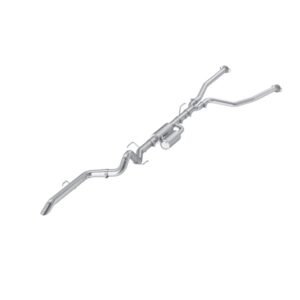 MBRP 22-25 Toyota Tundra 3.4L 3in Cat Back Single Rear Turn Down - Aluminized Steel