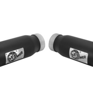 aFe MACHForce-XP 3.5in 409 Stainless Steel Exhaust Tip 3.5in x 4.5in Out x 12in L Clamp-On