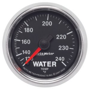 Autometer GS 52mm 120-240 Deg F Mechanical Water Temperature Gauge