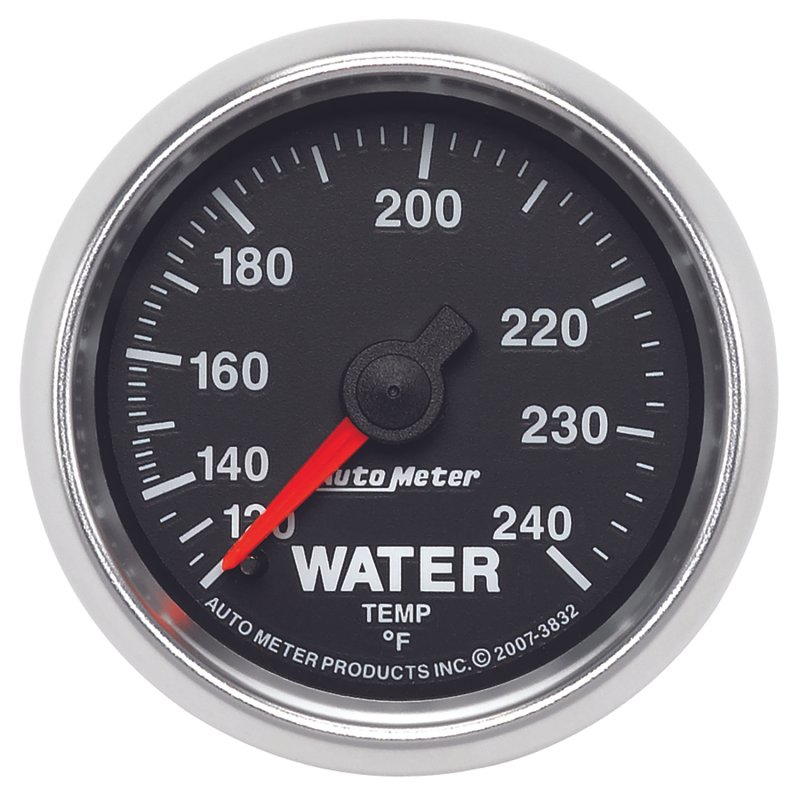 Autometer GS 52mm 120-240 Deg F Mechanical Water Temperature Gauge