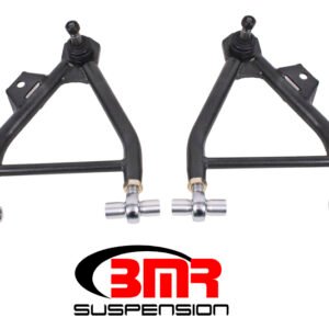 BMR 94-04 Mustang Lower A-Arms (Coilover Only) w/ Adj. Rod End & Tall Ball Joint - Black Hammertone