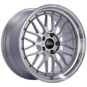 BBS LM 19x10 5x120 ET25 Diamond Silver Center Diamond Cut Lip Wheel -82mm PFS/Clip Required
