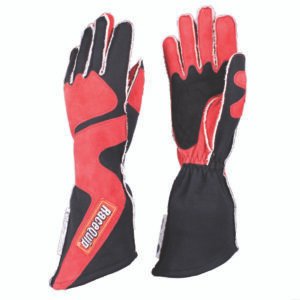 RaceQuip SFI-5 Red/Black 2XL Outseam Angle Cut Glove
