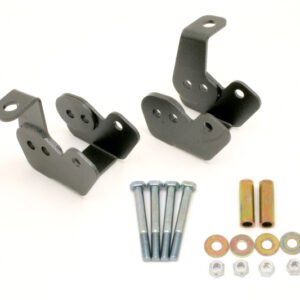 BMR 82-02 3rd Gen F-Body Bolt-On Control Arm Relocation Brackets - Black Hammertone