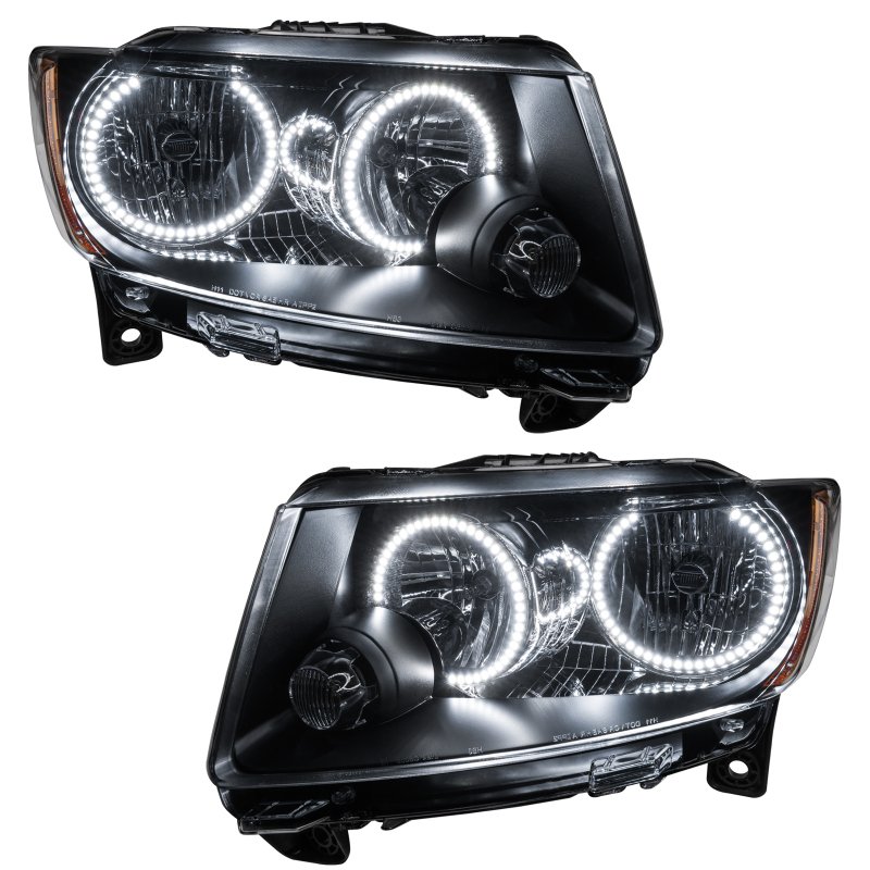Oracle 11-13 Jeep Grand Cherokee SMD HL (Non-HID) - Chrome - White