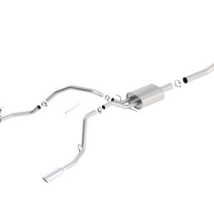 Borla 14 Silv/Sierra 1500 EC Std/CC Short 143.5in WB S-Type Single Split Rear Exit Cat-Back Exhaust