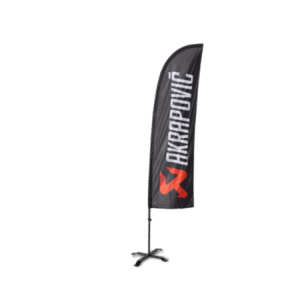 Akrapovic Self standing beach flag set - small