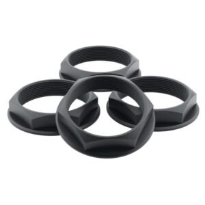 fifteen52 Super Touring Nut V2 - Anodized Black w/ Satin Clear - Set of 4