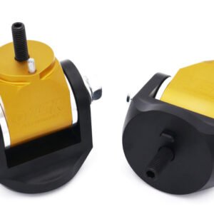 ISR Performance Billet Engine Mount Set with Solid Bushings - Nissan 350Z/G35 Z33