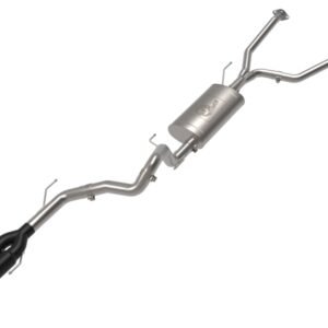 aFe 23-24 Toyota Sequoia V6 3.4L Vulcan Series 2-1/2in to 3in 304 SS Cat-Back Exhaust w/ Black Tip