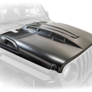 DV8 Offroad 18+ Jeep JL Heat Dispersion Hood - Primer Black