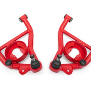 BMR 82-92 GM F-Body Non-Adj Lower A-Arms Delrin Bushings Spring Pocket - Red