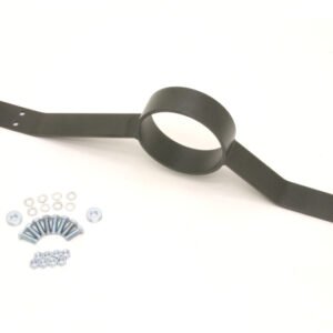 BMR 79-03 Fox Mustang Driveshaft Safety Loop - Black Hammertone