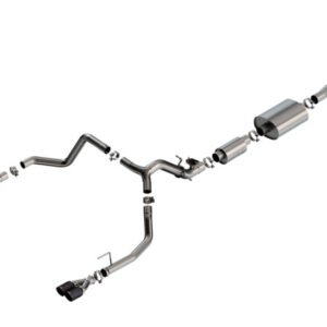 Borla 2024 Chevy Silverado 1500 6.2L V8 S-Type Catback Exhaust w/ Simulator - CF Black Anodized