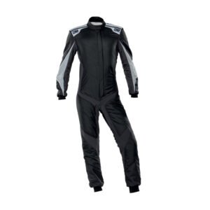 OMP One Evo X Overall Black/Silver - Size 64 (Fia 8856-2018)