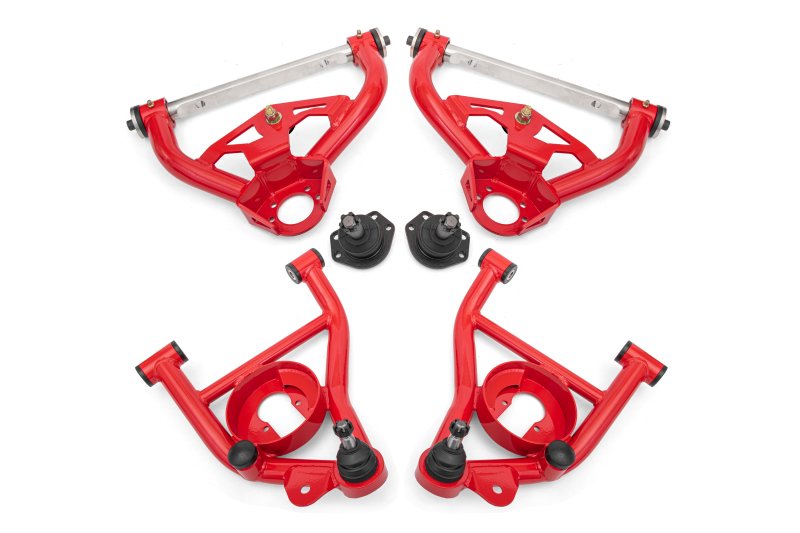 BMR 78-87 GM G-Body Non-Adjustable A-arm Kit - Red