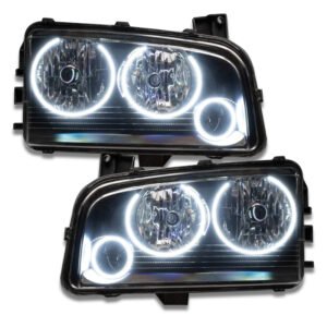 Oracle 05-10 Dodge Charger SMD HL (Non-HID) - Triple Halo - White