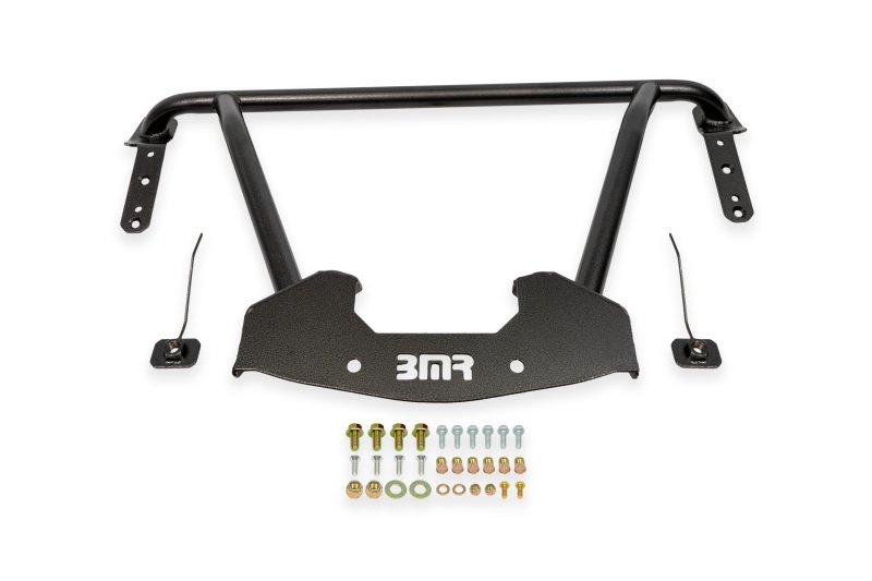 BMR 64-67 GM A-Body Bolt-On Front Reinforcement Chassis Brace - Black Hammertone