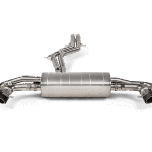 Akrapovic 2020+ Audi RS Q8 (M4) Evolution Line Cat Back (Titanium) w/Carbon Fiber/Titanium Tips