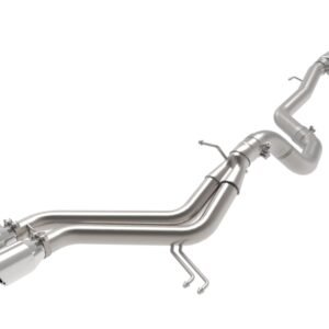 aFe Takeda 2-1/2in to 3in SS-304 Cat-Back Exhaust w/ Polished Tips 13-17 Hyundai Veloster L4-1.6L