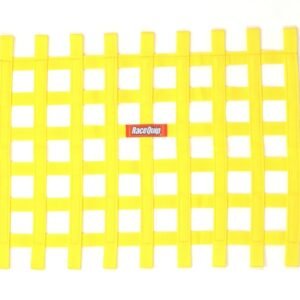 RaceQuip Yellow Ribbon Window Net