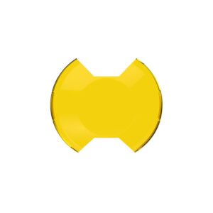 KC HiLiTES SlimLite 8in. LED Light Shield SAE Driving (Shield Only) - Selective Yellow